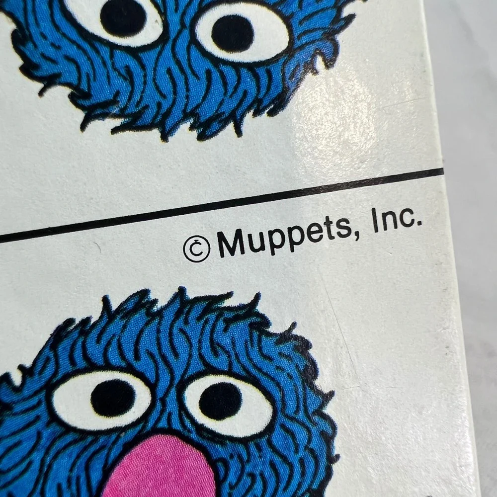 Whitman Sesame Street Dominoes Vintage 1980s Muppets Thick Cardboard No Box